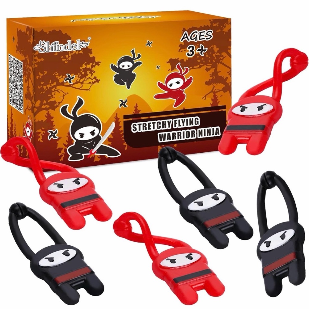 Foam Nunchucks and Stretchy Flying Ninjas - Picture 5 of 5